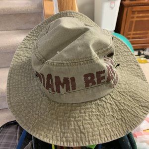 MIAMI BEACH SOBE Beach Pool Boat Vacation Sun Hat